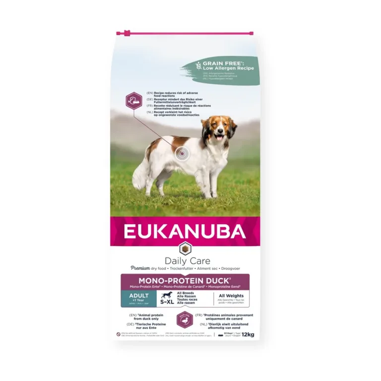 EUKANUBA pardilihaga teraviljavaba koeratoit koerapildiga