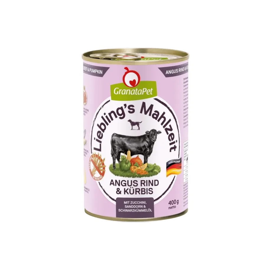 GranataPet Liebling's Mahlzeit veiseliha märgtoit koertele purgis