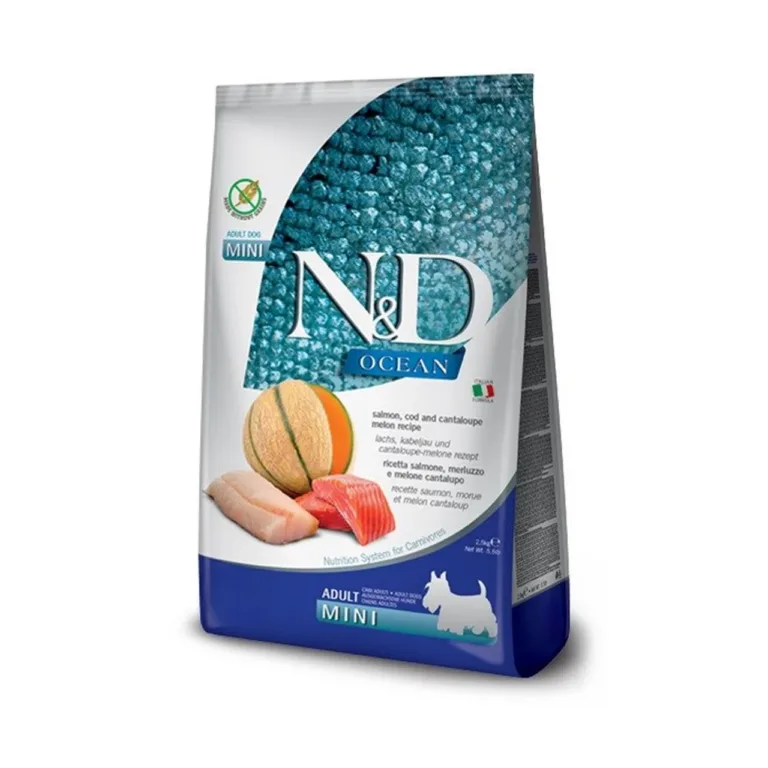 Farmina N&D Ocean Adult Mini gluteenivaba koeratoit lõhe tursaga