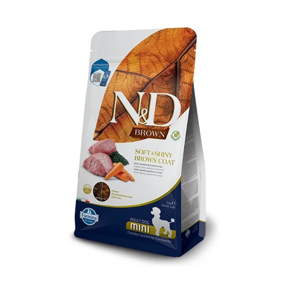 Farmina N&D Brown lambaliha kuivtoit väikestele täiskasvanud koertele 2 kg