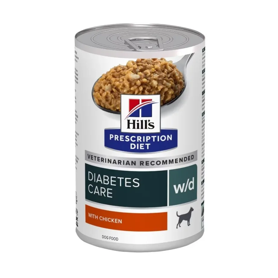 Hill’s Prescription Diet w/d Diabetes Care kana 370 g veterinaarne märgtoit diabeediga täiskasvanud koertele