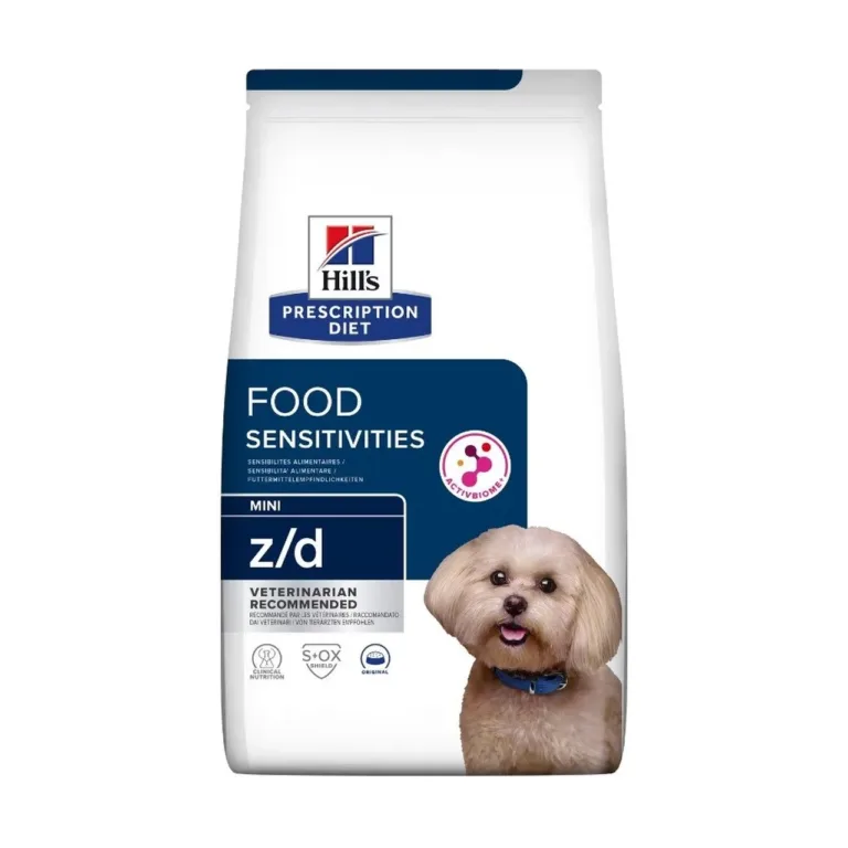 toiduallergia kuivtoit väikestele koertele Hill's Prescription Diet z/d 1 kg pakend