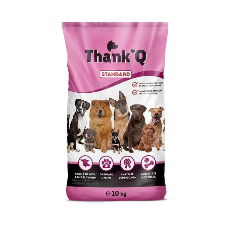 lambaliha kuivtoit koertele 10 kg THANK'Q Standard pakk