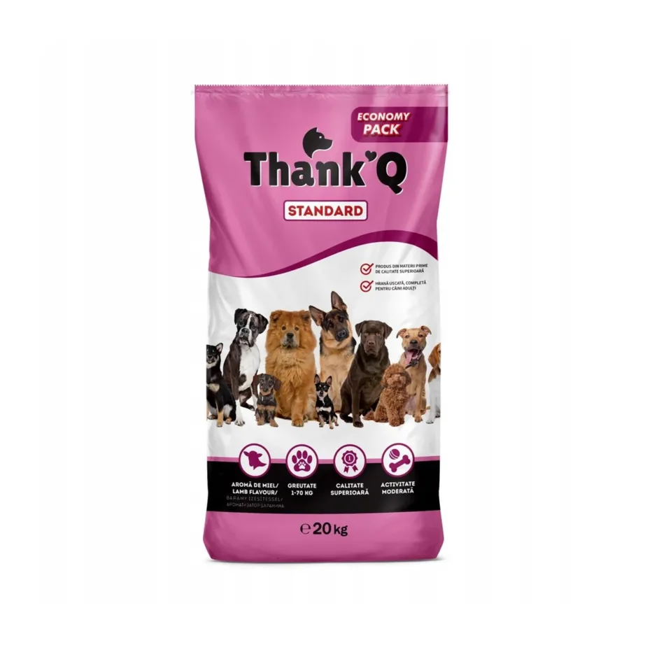 lambalihaga kuivtoit koertele THANK'Q Standard Lamb 20kg kott