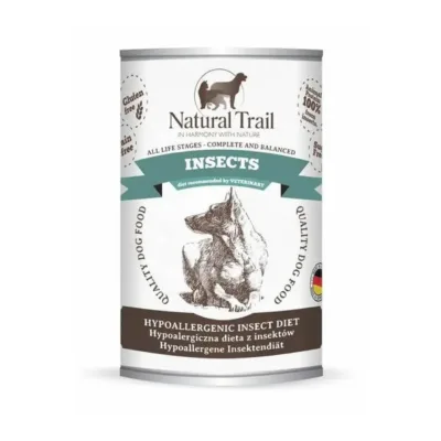 Natural Trail putukatega märgtoit koerale, 350g konserv