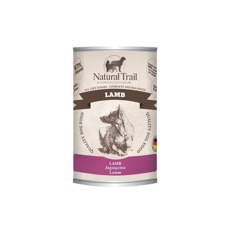 Natural Trail lambaliha märgtoit koertele 400g purk