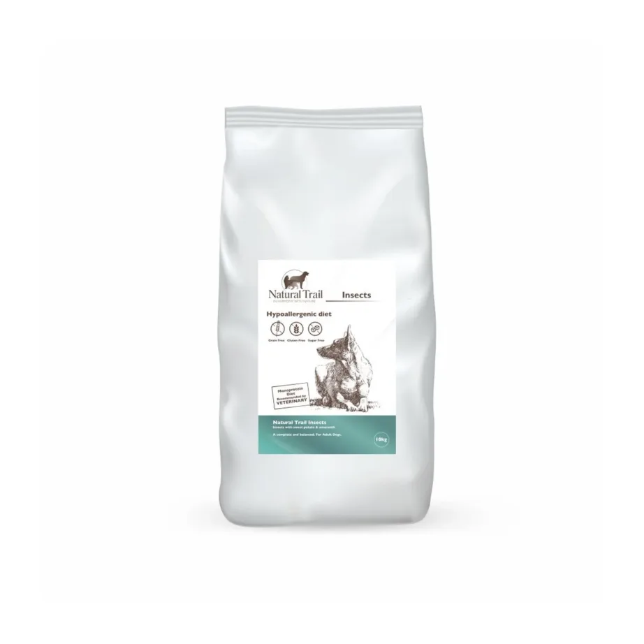 putukavalgu kuivtoit koertele Natural Trail 10 kg