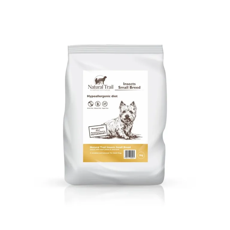 putukaproteiiniga kuivtoit väikestele koertele Natural Trail