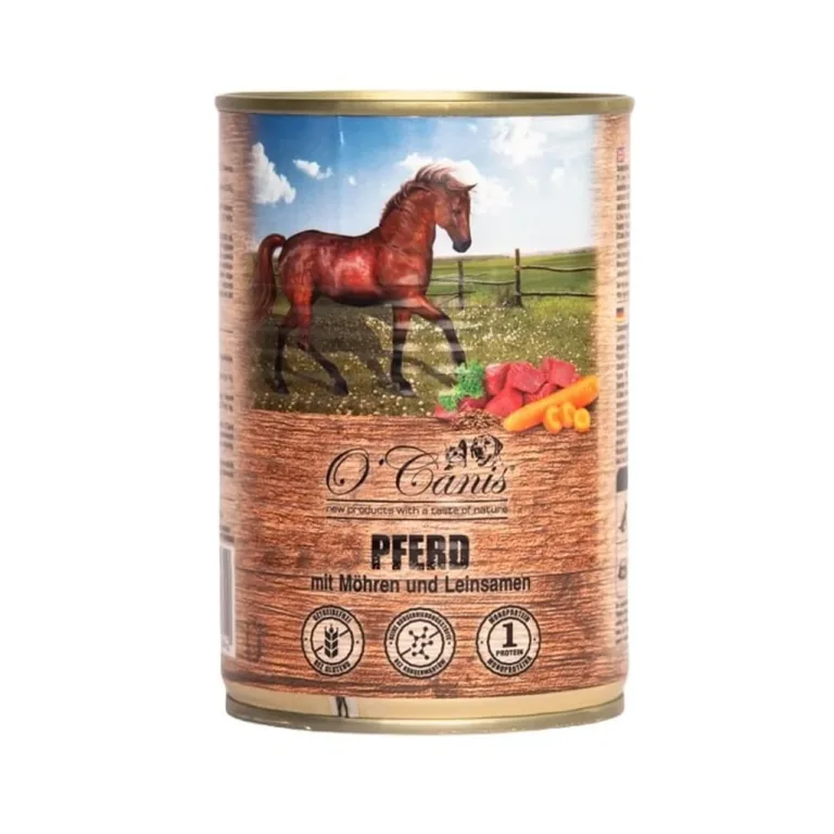 O'Canis hobuseliha märgtoit koertele 400g purk