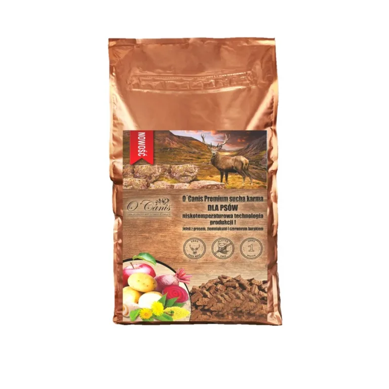 O'Canis hirveliha kuivtoit allergilisele koerale 12kg