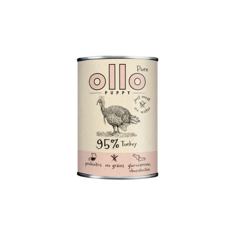 OLLO Puppy Pure Turkey 850g märgtoidukonserv