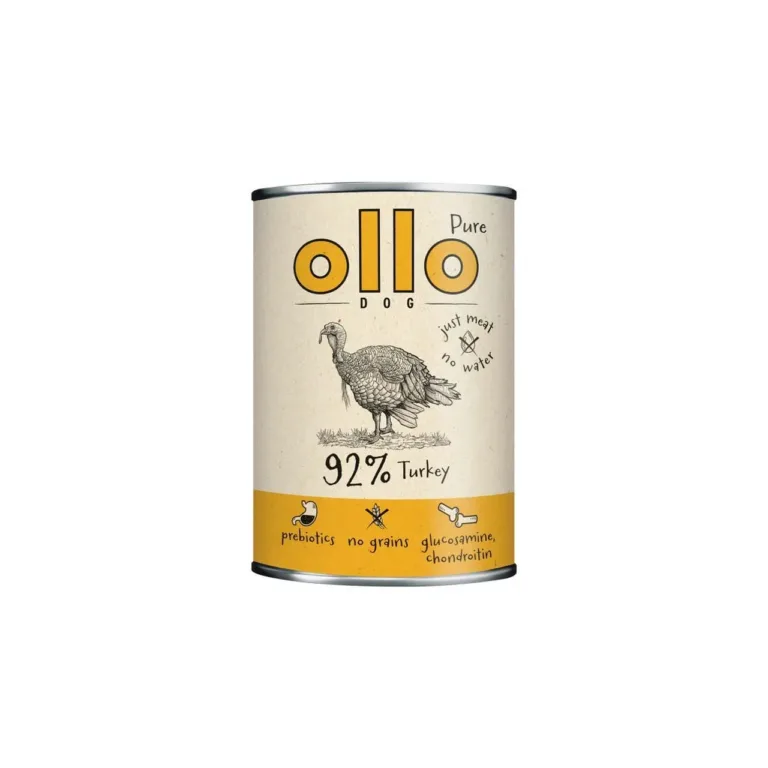 OLLO Pure Turkey 850 g kalkuni märgtoit koertele, konserv