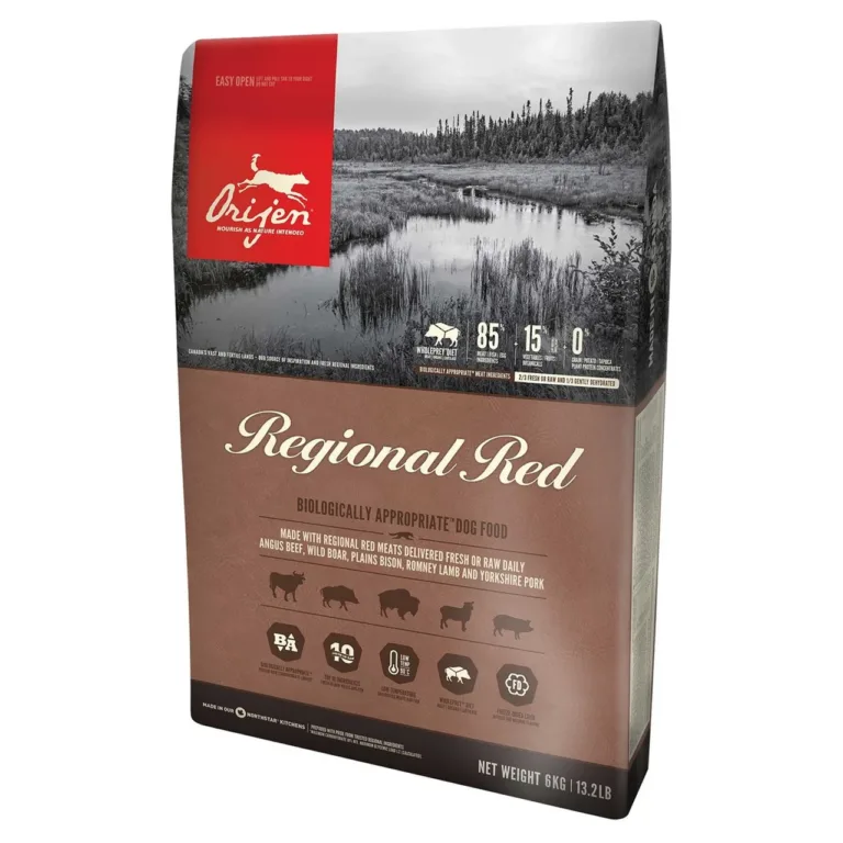 orijen regional red koeratoit 6 kg esikülg pakend