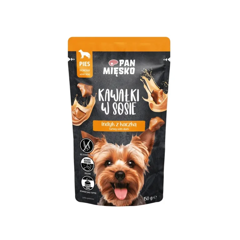 PAN MIĘSKO kalkuni pardiga märg koeratoit 150g pakend