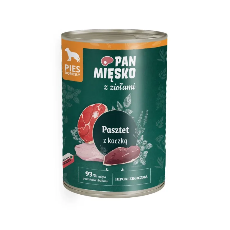 pardipasteet koertele 400g PAN MIĘSKO ürtidega konserv