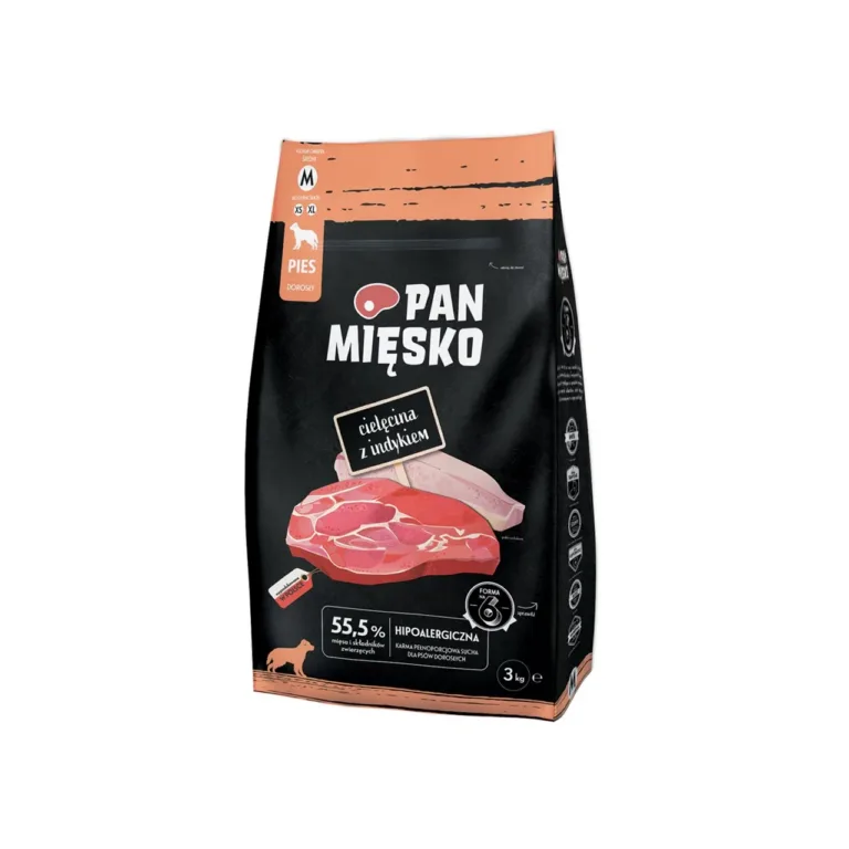 hüpoallergeenne veiselihaga koeratoit Mr. Meat PAN MIĘSKO pakk