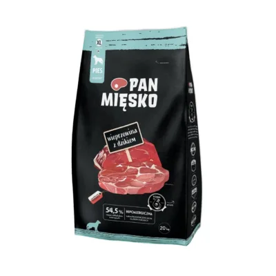 sealihaga kuivtoit suurtele koertele PAN MIĘSKO 20kg kott