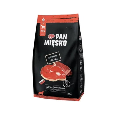 veiseliha ja kitsega kuivtoit koerale 20 kg kott