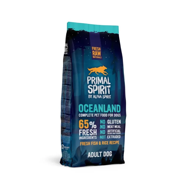 poolniiske kalatoit allergilisele koerale PRIMAL SPIRIT Oceanland 12 kg pakk