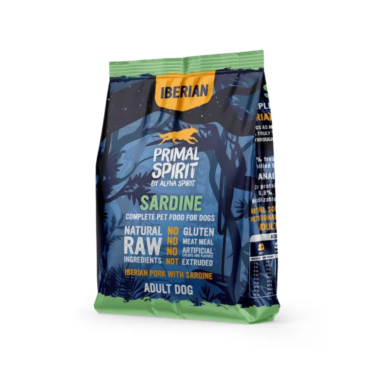 poolniiske koeratoit sardiiniga PRIMAL SPIRIT 1 kg pakk