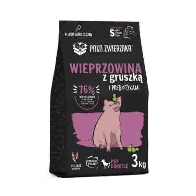 PAKA ZWIERZAKA sealiha ja pirniga koeratoit 3 kg pakk