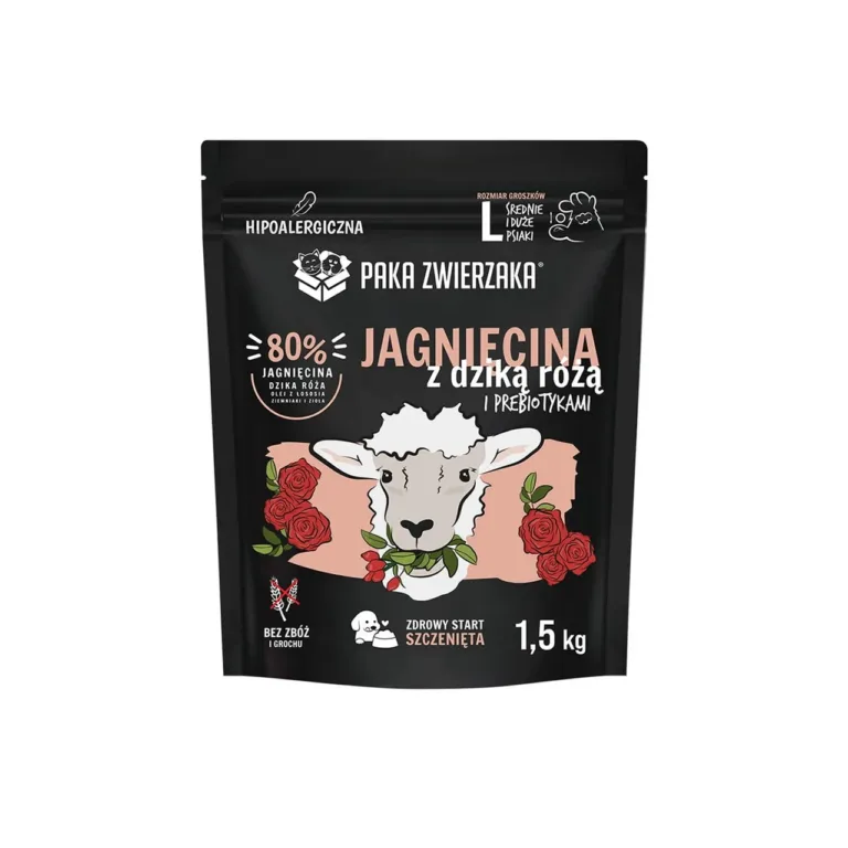 PAKA ZWIERZAKA lambalihaga kuivtoit kutsikatele 1,5 kg