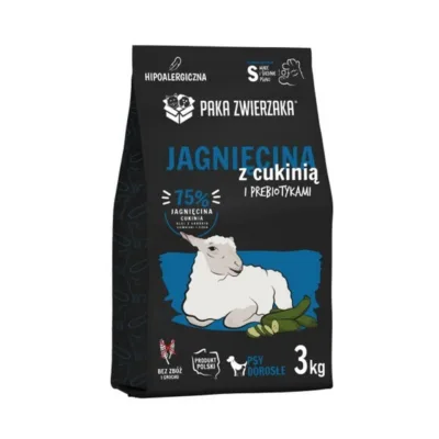 PAKA ZWIERZAKA lambalihaga gluteenivaba koeratoit 3kg kott