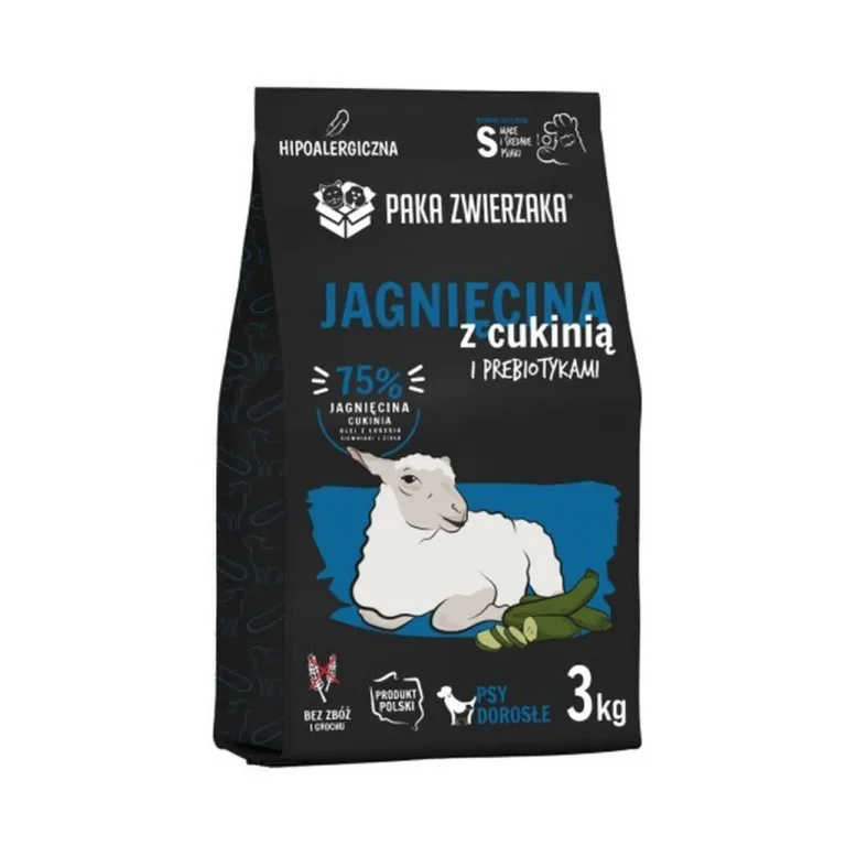 PAKA ZWIERZAKA lambalihaga gluteenivaba koeratoit 3kg kott