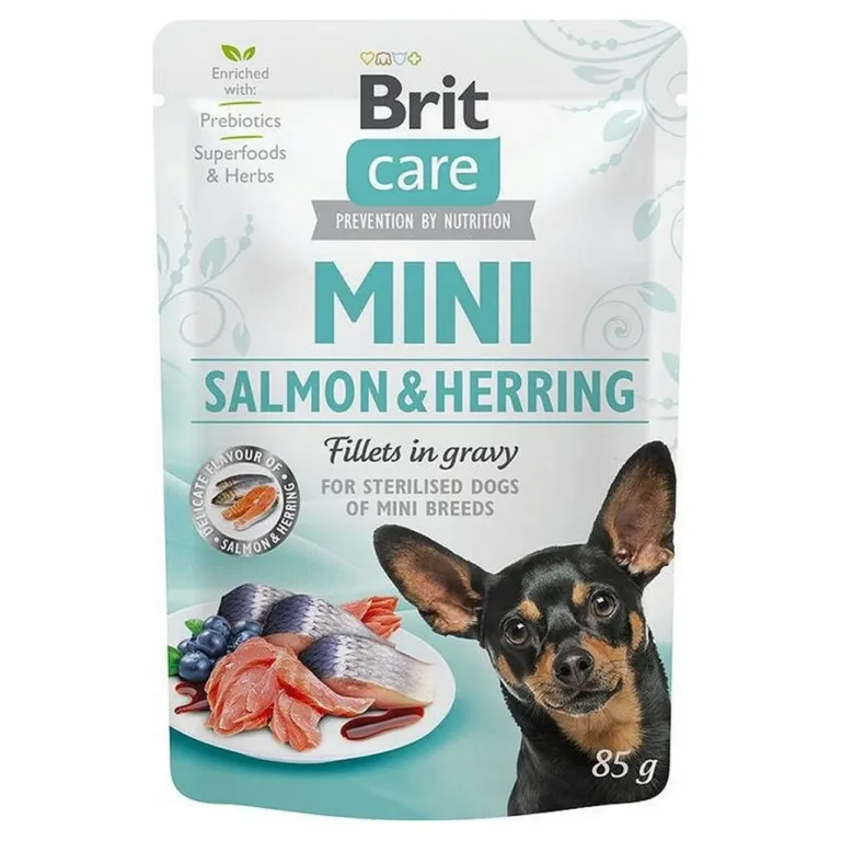teraviljavaba märgtoit väikestele koertele Brit Care Mini Salmon Herring