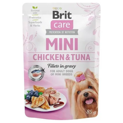kana tuunikala märgtoit väiksele koerale Brit Care Mini 85 g