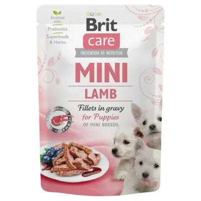 märg koeratoit kutsikatele lambaga Brit Care Mini Puppy