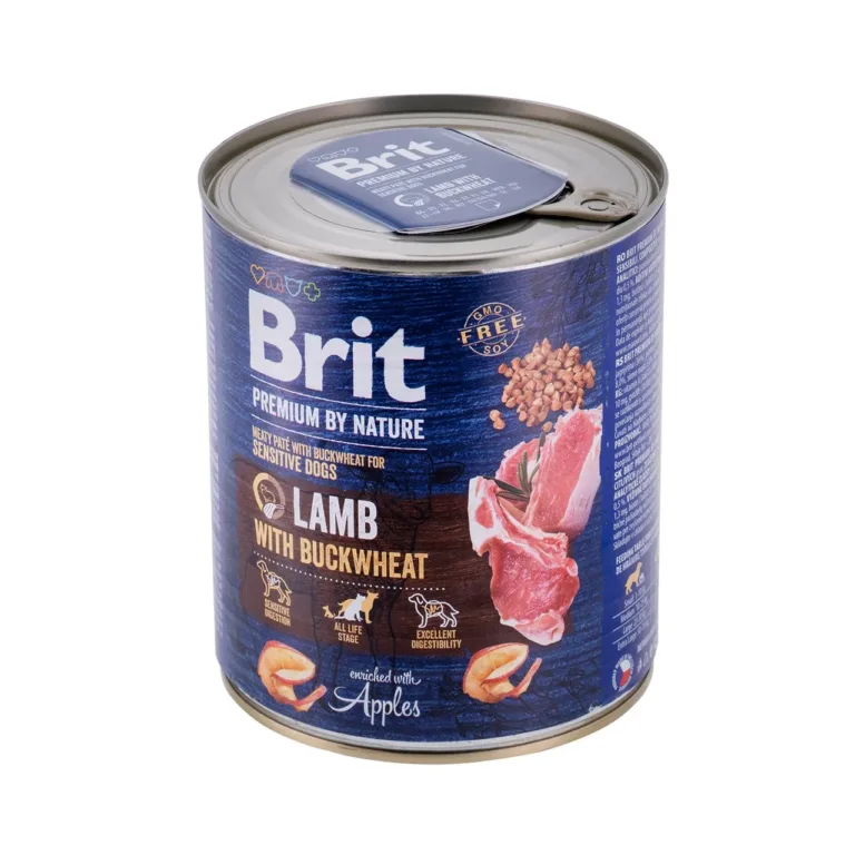 Brit Premium by Nature märgtoit koertele külgvaates