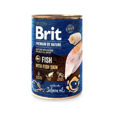 märg koeratoit kala 400g Brit Premium Fish with Fish Skin