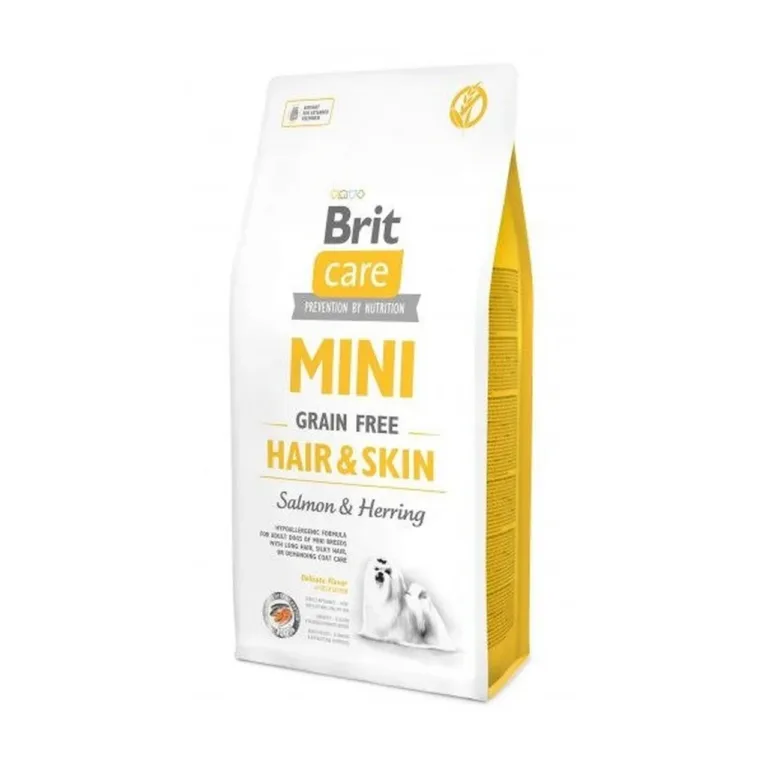 Brit Care Mini Hair & Skin teraviljavaba lõhe koeratoit 7 kg