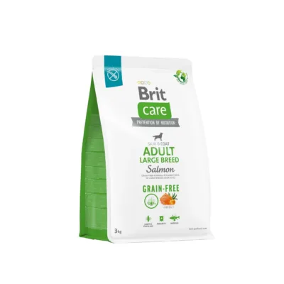 lõhega teraviljavaba koeratoit suurtele Brit Care 3kg kott
