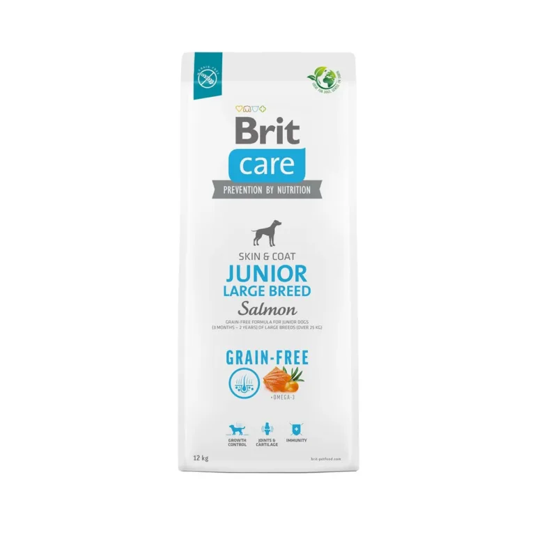 lõhe kuivtoit suurtele kutsikatele Brit Care Junior 12 kg