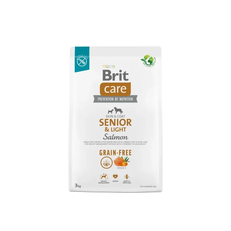 Brit Care Senior & Light lõhega kuivtoit vanale koerale