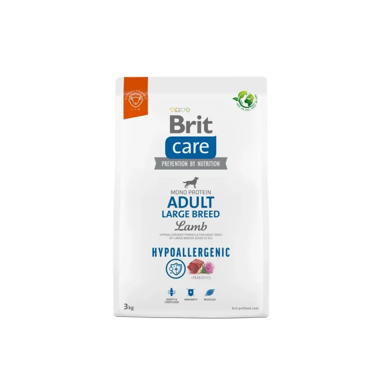 hüpoallergeenne lambaliha koeratoit suurtele koertele, Brit Care 3kg