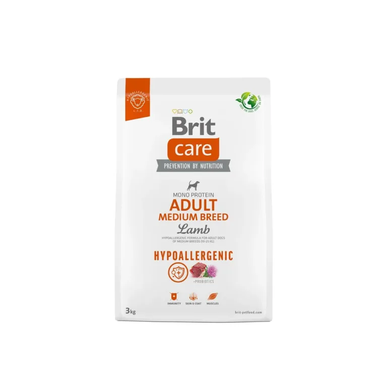 hüpoallergeenne lambalihaga kuivtoit koertele Brit Care 3 kg