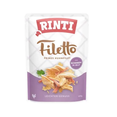 kanafilee märgtoit koertele RINTI Filetto singiga 100g