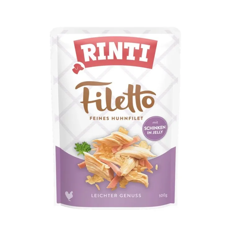 kanafilee märgtoit koertele RINTI Filetto singiga 100g