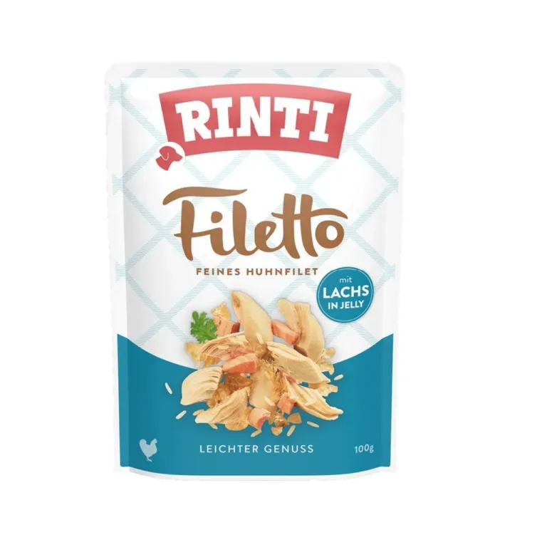 kanaga koeratoit lõhega RINTI Filetto kotis 100g