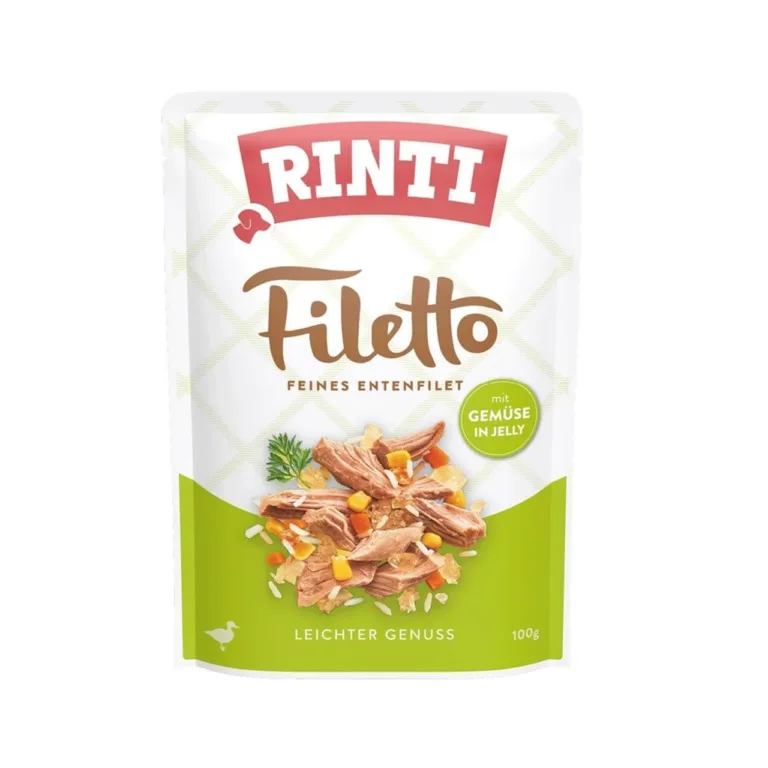 RINTI Filetto pardilihaga märg koeratoit köögiviljadega