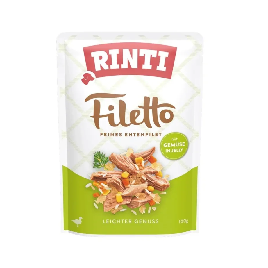 RINTI Filetto pardilihaga märg koeratoit köögiviljadega