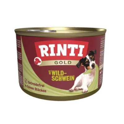 RINTI Gold metssea märgtoit koertele 185g konserv