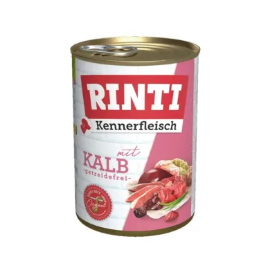 vasikaliha koerakonserv 400 g RINTI Kennerfleisch purk