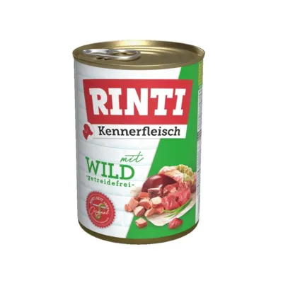 RINTI Kennerfleisch hirvelihaga koeratoit 400g konserv