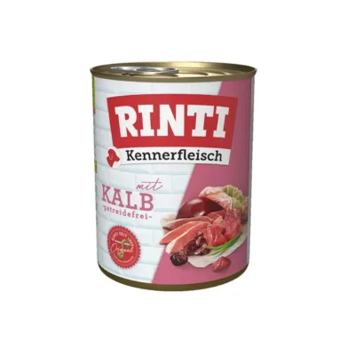RINTI Kennerfleisch vasikaliha märgtoit koertele 800g purgis