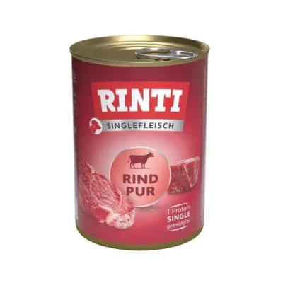 RINTI Singlefleisch veiseliha monoproteiin märgtoit koertele 400g