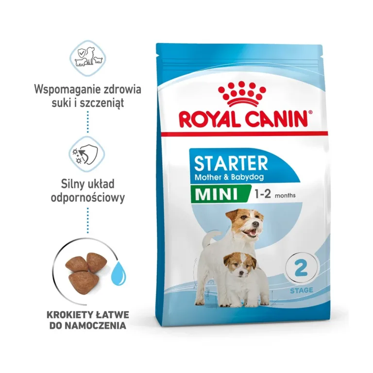 Royal Canin Mini Starter kasutamisjuhend, päevane annus